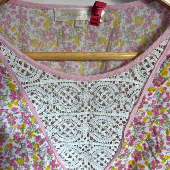 LoveShackFancy Marquise Mini Floral Dress in Fruity Punch Size 2 - Picture 6 of 11